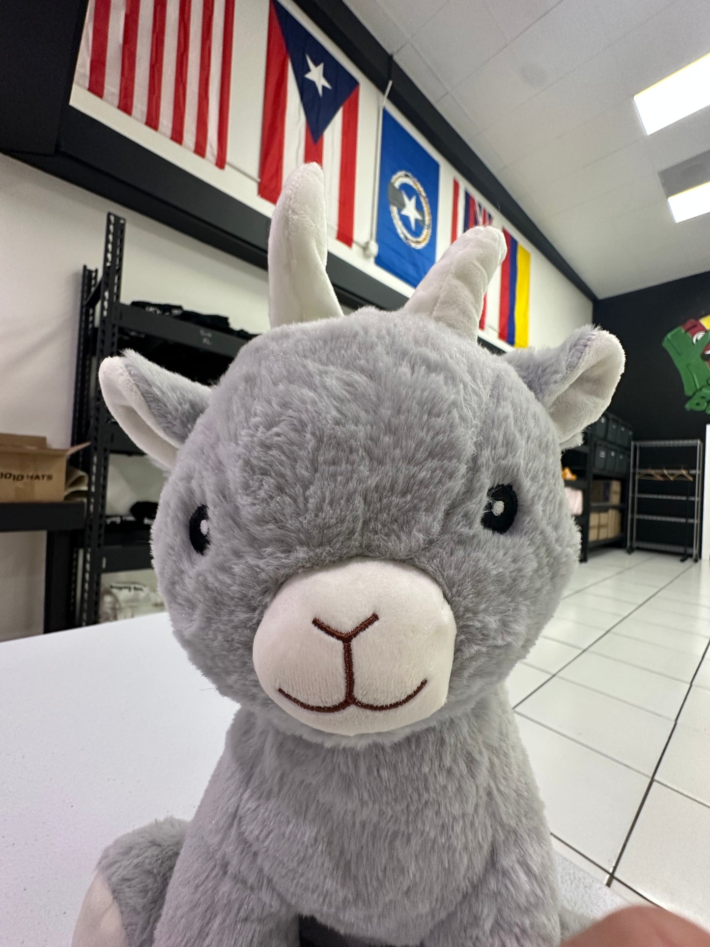 Goat plushie