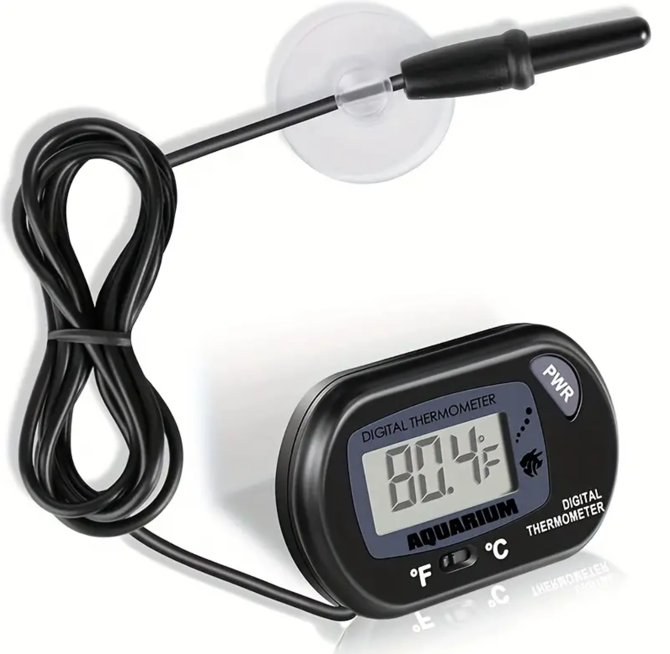 1 Pack Aquarium Thermometer, Fish Tank Thermometer, Digital