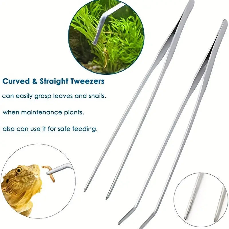 4-Piece Aquarium Plant Tool Set