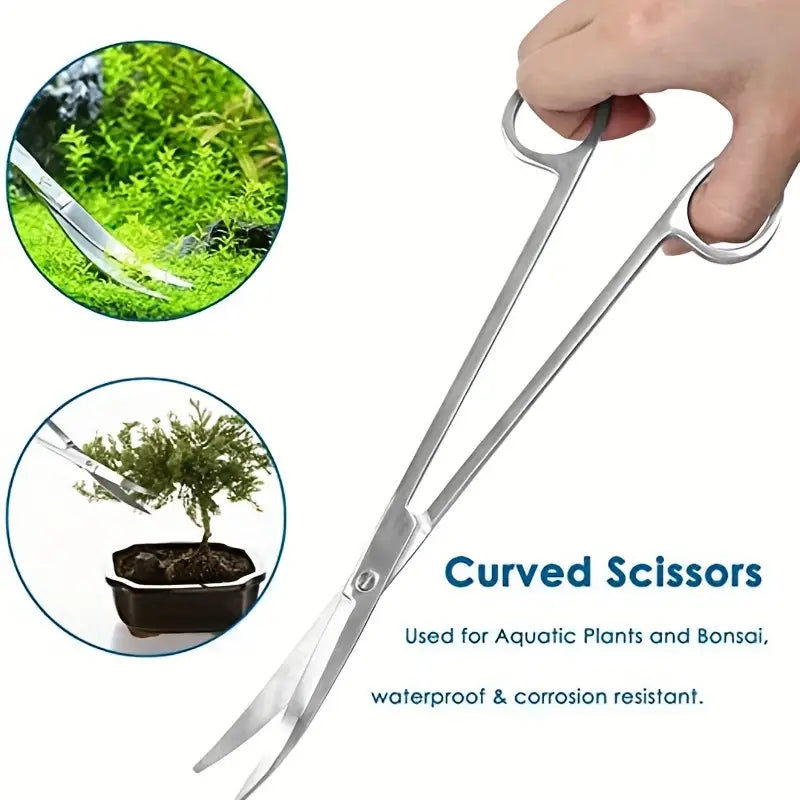 4-Piece Aquarium Plant Tool Set